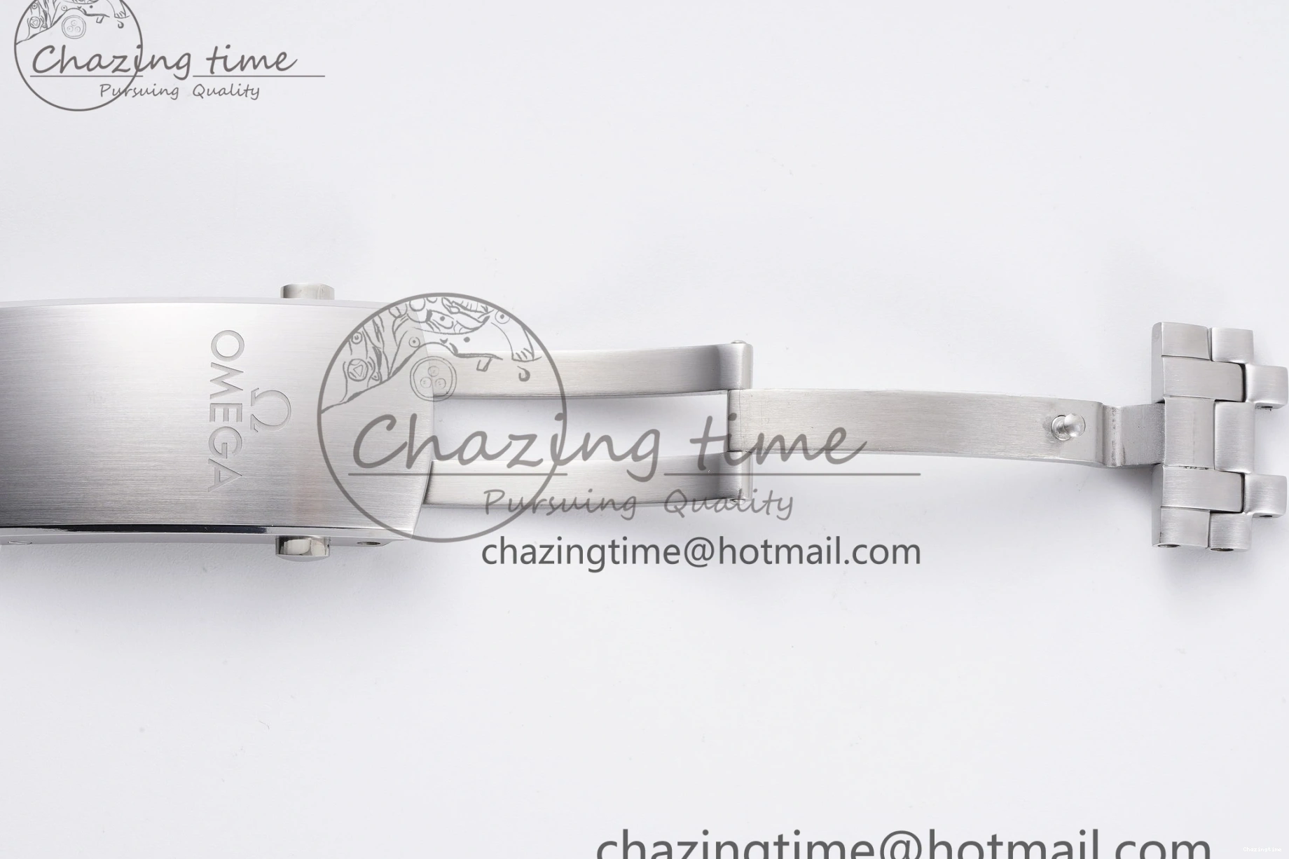 0310 Affordable Seamaster Diver 300M ZF 1:1 Best Edition Blue Ceramic Gray Dial on SS Bracelet A 7734